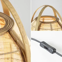 Straluma Sfeervolle tafellamp Jacinto naturel Light and Living><noscript><img width=