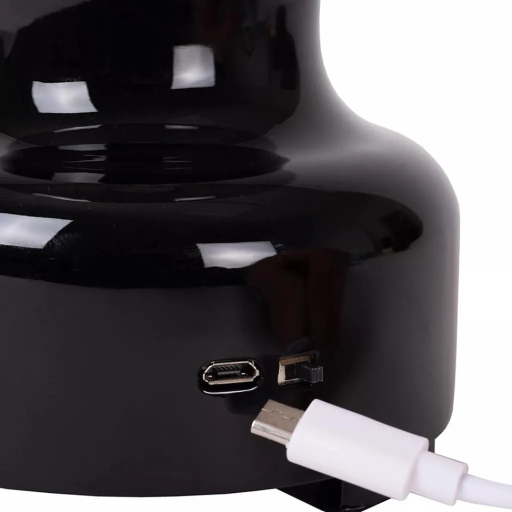 Straluma Sfeervolle tafellamp op batterij zwart dimbaar> Tafellampen|Eetkamerverlichting