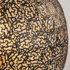 Straluma Sfeervolle tafellamp zwart/goud rond></noscript> Tafellampen|Moderne Verlichting