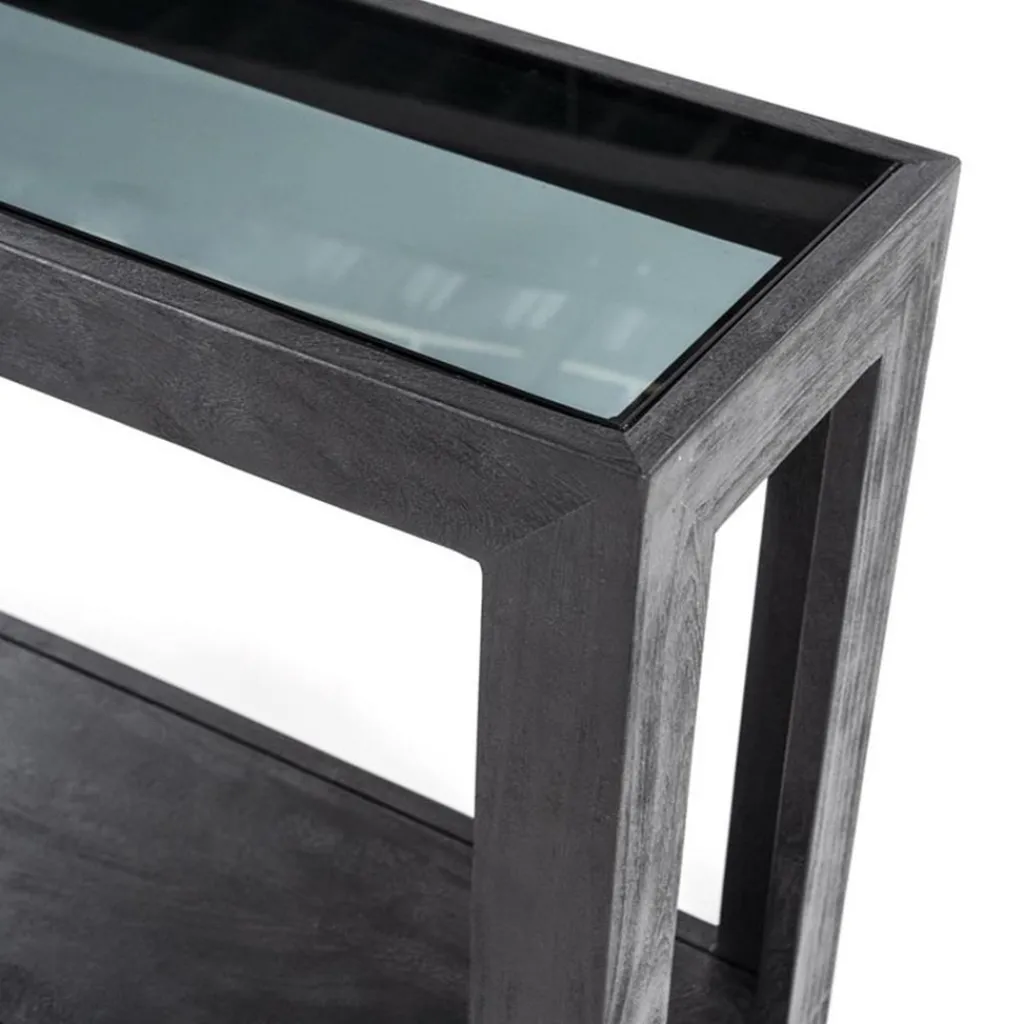 Straluma Sidetable Liam 120x35x75 cm - zwart> Sidetables