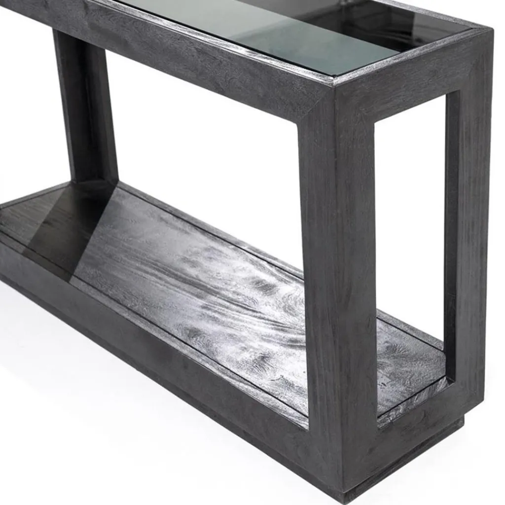 Straluma Sidetable Liam 120x35x75 cm - zwart> Sidetables