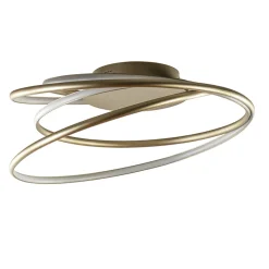 Straluma Sierlijke LED plafondlamp ringen goud> Plafondlampen|Design Verlichting