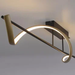 Straluma Smart plafondlamp spiraal antraciet/goud><noscript><img width=