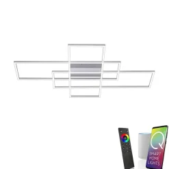 Straluma Smart plafond/wandlamp rechthoeken inclusief remote> Plafondlampen|Wandlampen