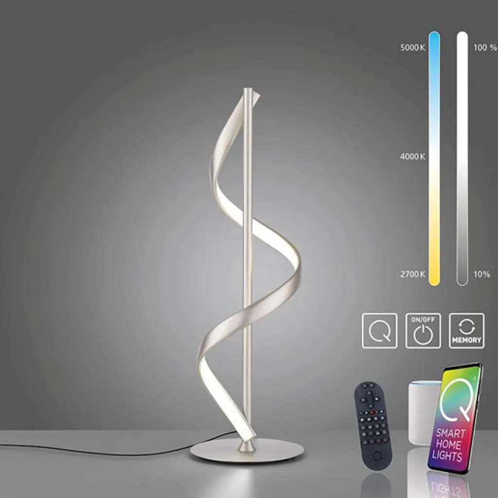 Straluma Smart tafellamp LED dimbaar staal> Tafellampen|Smart lampen