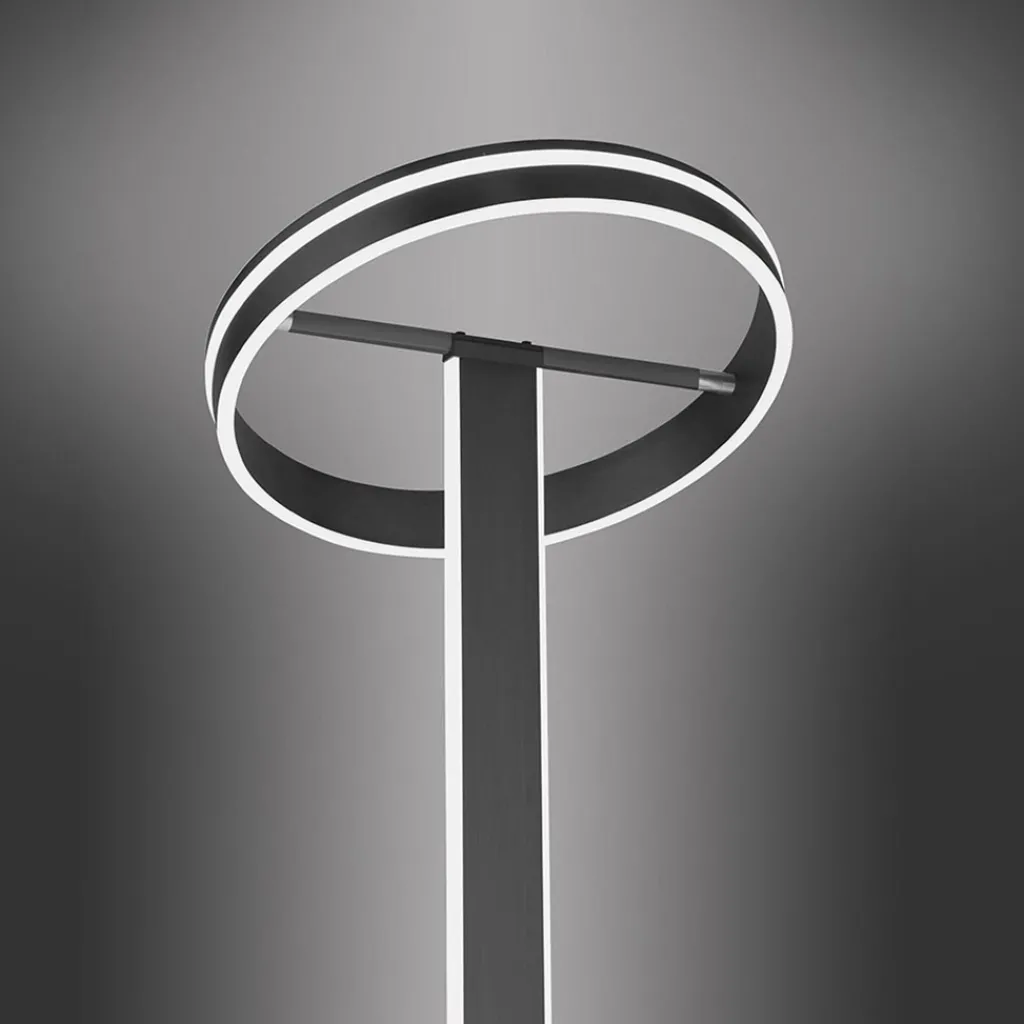 Straluma Smart vloerlamp verstelbare ring antraciet> Vloerlampen|Smart lampen