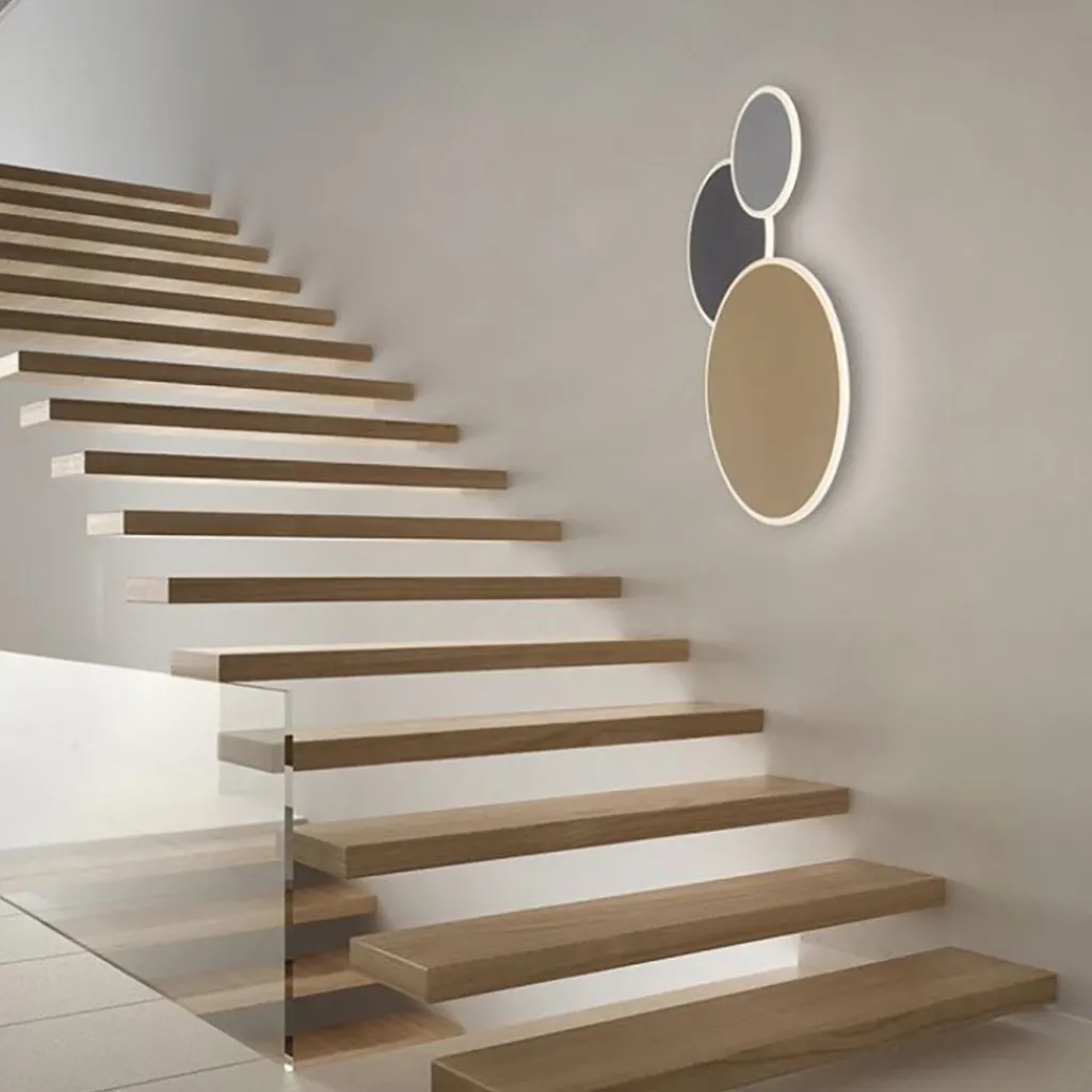 Straluma Smart wand/plafondlamp ringen goud/grijs dimbaar> Plafondlampen|Wandlampen