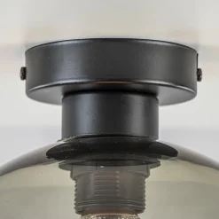 Straluma Smoke glazen plafondlamp globe 25 cm></noscript> Woonkamerlampen|Slaapkamerlampen