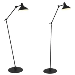 Straluma Staande leeslamp Anne Kasket zwart></noscript> Vloerlampen|Retro Verlichting