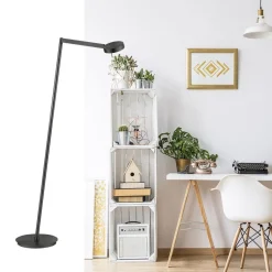 Straluma Staande leeslamp zwart></noscript> Vloerlampen|Leeslampen