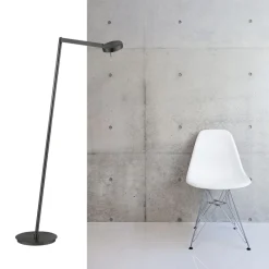 Straluma Staande leeslamp zwart></noscript> Vloerlampen|Leeslampen