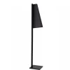 Straluma Staande schemerlamp mat zwart met linnen kap> Vloerlampen|Schemerlampen