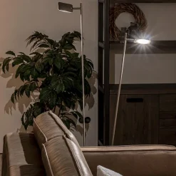 Straluma Staande vloerlamp led 2 lichts staal><noscript><img width=