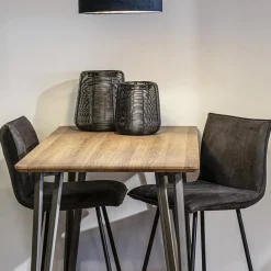 Straluma Stoere barkruk met bull lederen zitting antraciet></noscript> Barkrukken