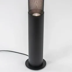 Straluma Stoere vloerlamp cilinder zwart met spot></noscript> Vloerlampen|Industriële Verlichting