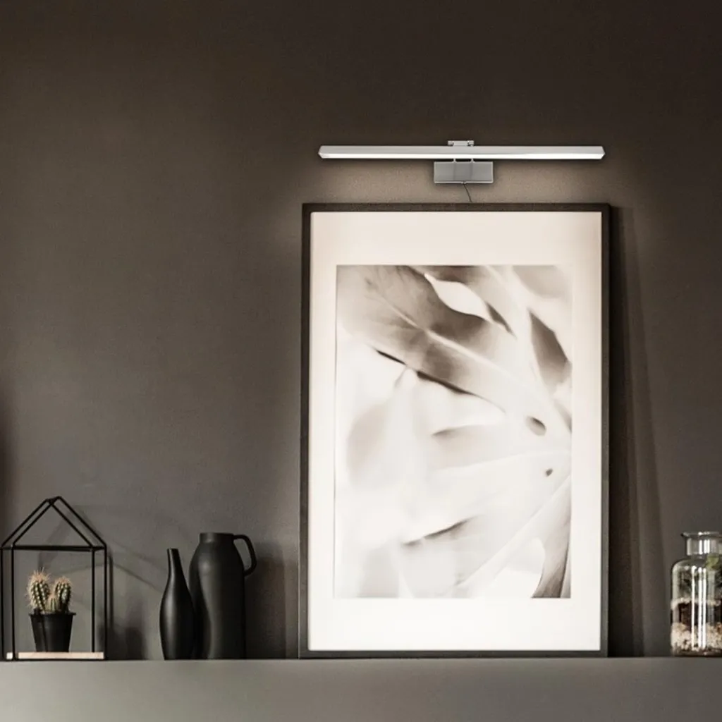 Straluma Strak klassieke schilderij wandlamp geborsteld staal> Wandlampen|Kantoorverlichting