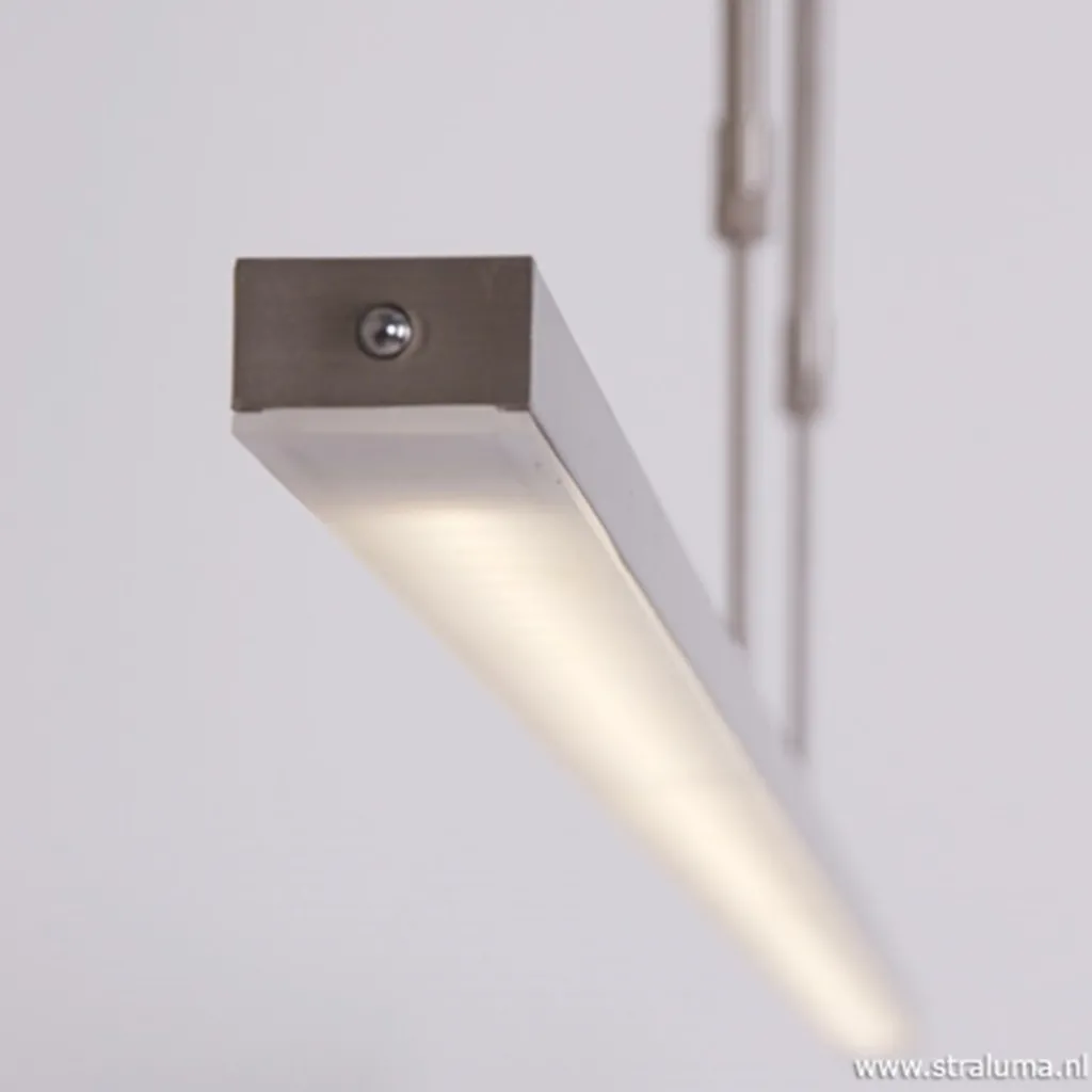 Straluma Strakke hanglamp LED staal incl. dimmer> Hanglampen|Eettafellampen