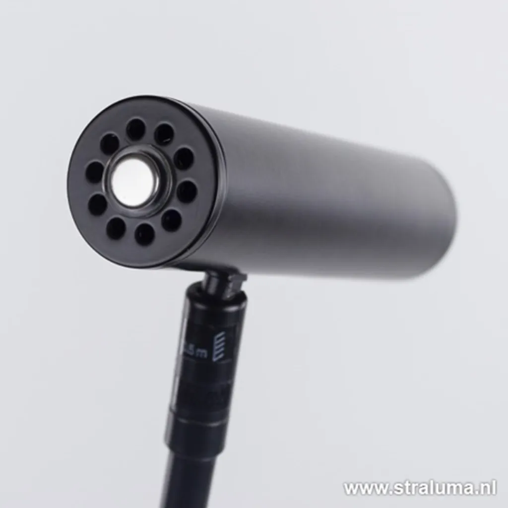 Straluma Strakke zwarte design vloerlamp LED> Vloerlampen|LED Leeslampen