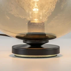 Straluma Tafellamp Bella zwart + smoke glas 30cm><noscript><img width=