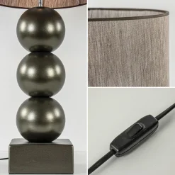 Straluma Tafellamp Bilba 72cm brons></noscript> Tafellampen|Schemerlampen