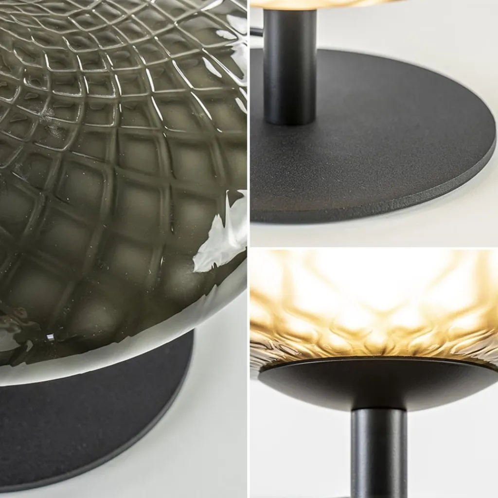 Straluma Tafellamp Bottega 30 zwart/smoke glas> Tafellampen|Design Verlichting