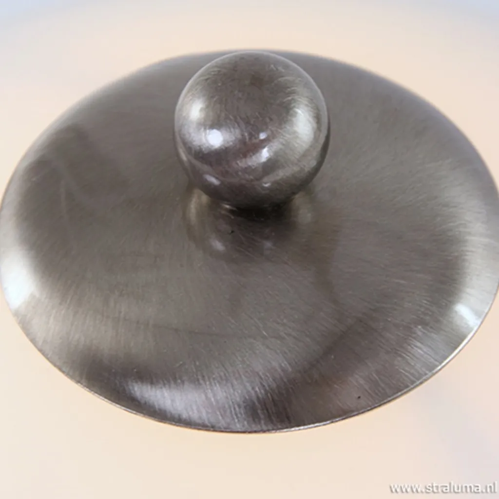 Straluma Tafellamp Capri staal/glas> Nachtkastlampen|Woonkamerlampen