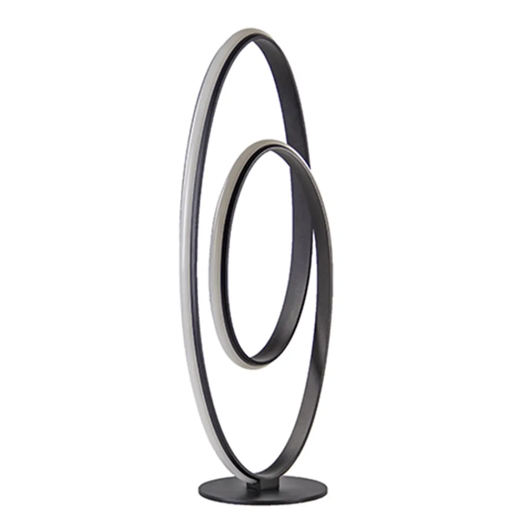 Straluma Tafellamp eclips zwart incl.dimmer> Tafellampen|Woonkamerlampen