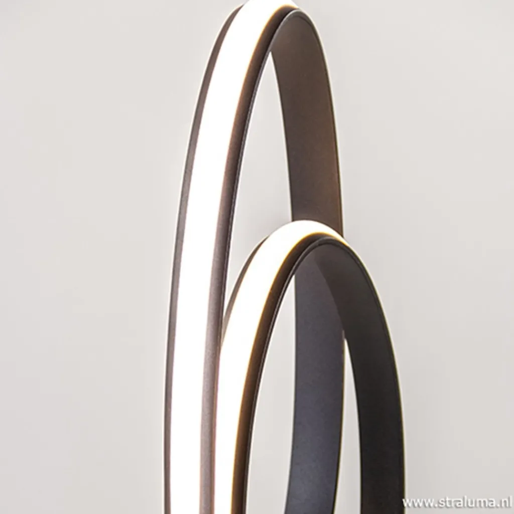 Straluma Tafellamp eclips zwart incl.dimmer> Tafellampen|Woonkamerlampen