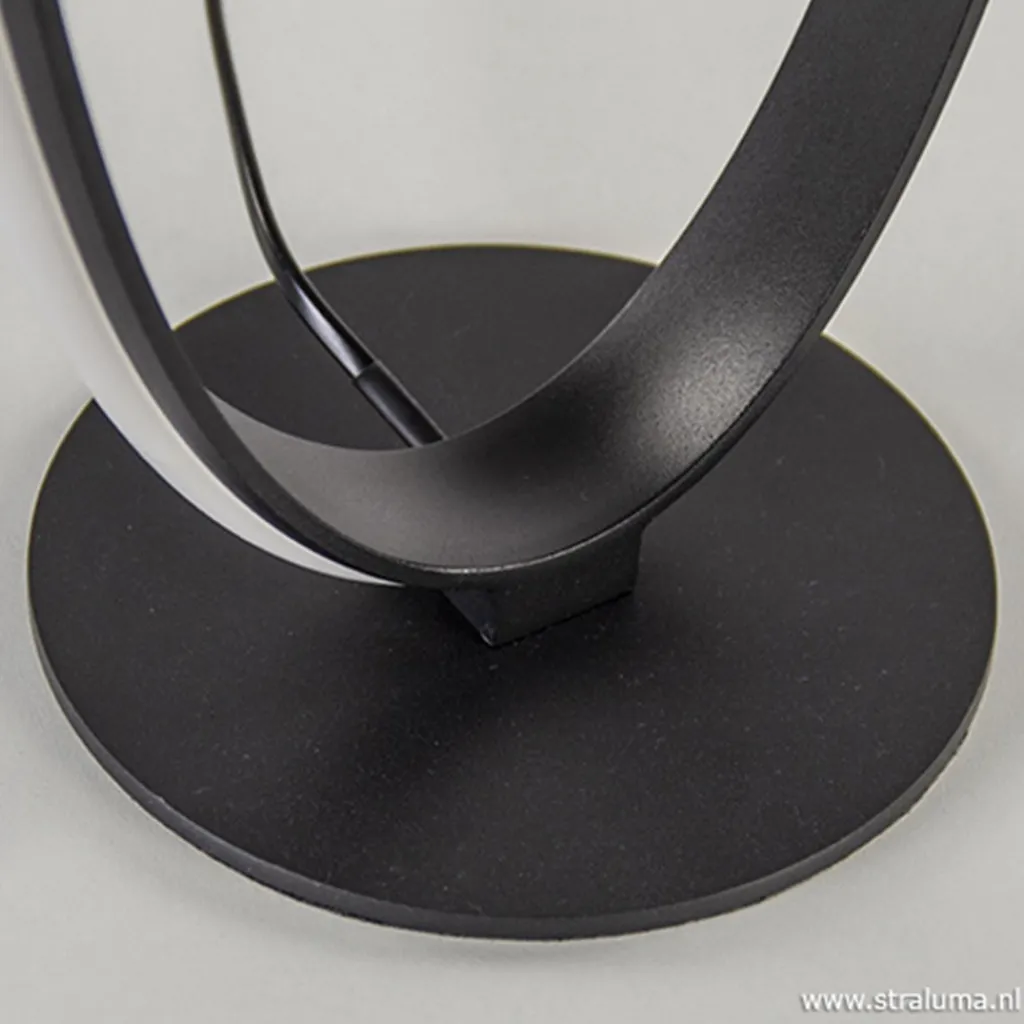 Straluma Tafellamp eclips zwart incl.dimmer> Tafellampen|Woonkamerlampen