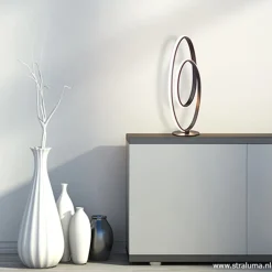 Straluma Tafellamp eclips zwart incl.dimmer><noscript><img width=