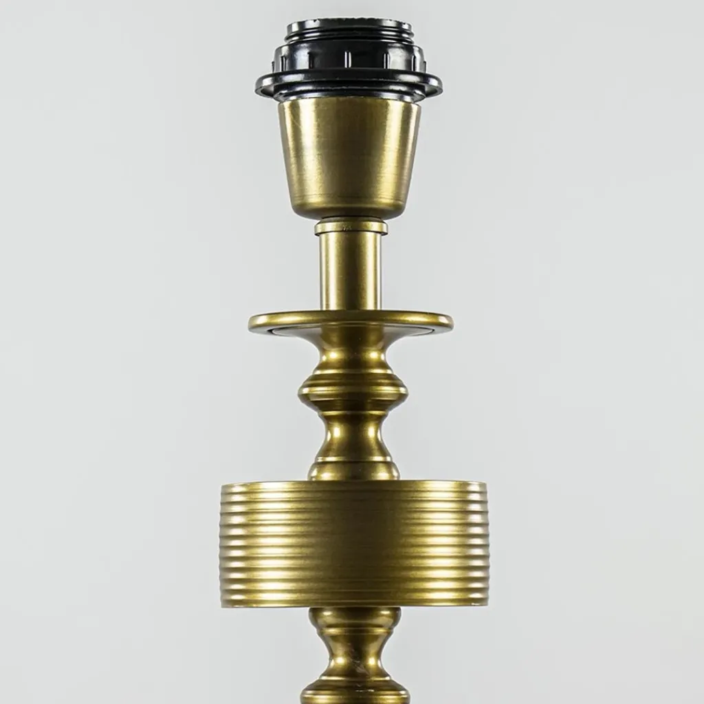 Straluma Tafellamp Gody antiek brons exclusief kap> Tafellampen|Lampenvoeten