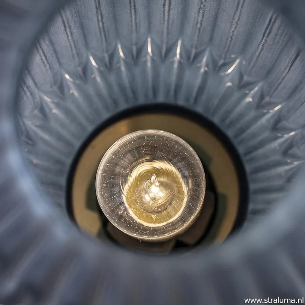 Straluma Tafellamp Ivot op batterij mat blauw groot> Tafellampen|Light and Living