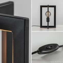 Straluma Tafellamp Mace 30cm zwart><noscript><img width=