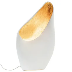 Straluma Tafellamp mat wit met goldleaf groot><noscript><img width=