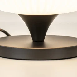 Straluma Tafellamp mat zwart met wit glas></noscript> Tafellampen|Retro Verlichting