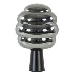 Straluma Tafellamp Misty zwart + titanium glas> Tafellampen|Light and Living