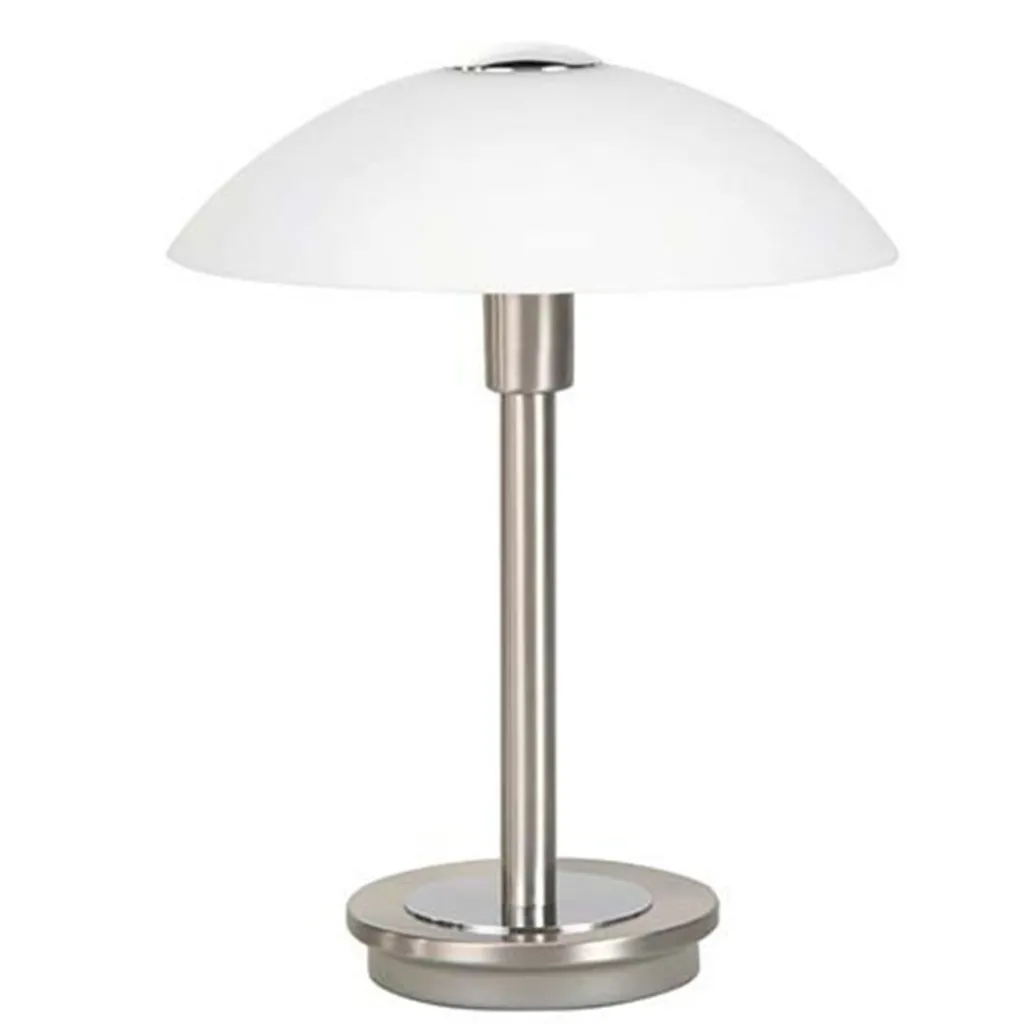 Straluma Tafellamp nikkel touchdimmer slaapkamer> Nachtkastlampen|Touch Lampen