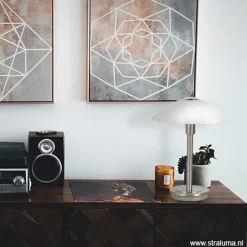 Straluma Tafellamp nikkel touchdimmer slaapkamer><noscript><img width=