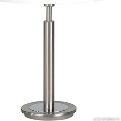 Straluma Tafellamp nikkel/glas wit + touchdimmer><noscript><img width=