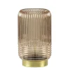 Straluma Tafellamp op batterij Lipa amber glas> Light and Living|Woonkamerlampen