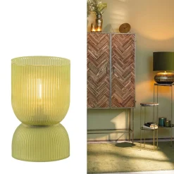 Straluma Tafellamp Phoebe licht olijfgroen op batterijen><noscript><img width=