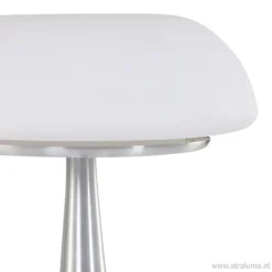 Straluma Tafellamp Purissima staal met opaal glas> Nachtkastlampen|Woonkamerlampen