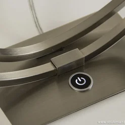 Straluma Tafellamp ringen nikkel 3-st. dimmer><noscript><img width=