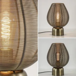 Straluma Tafellamp Suneko 34cm draad brons><noscript><img width=