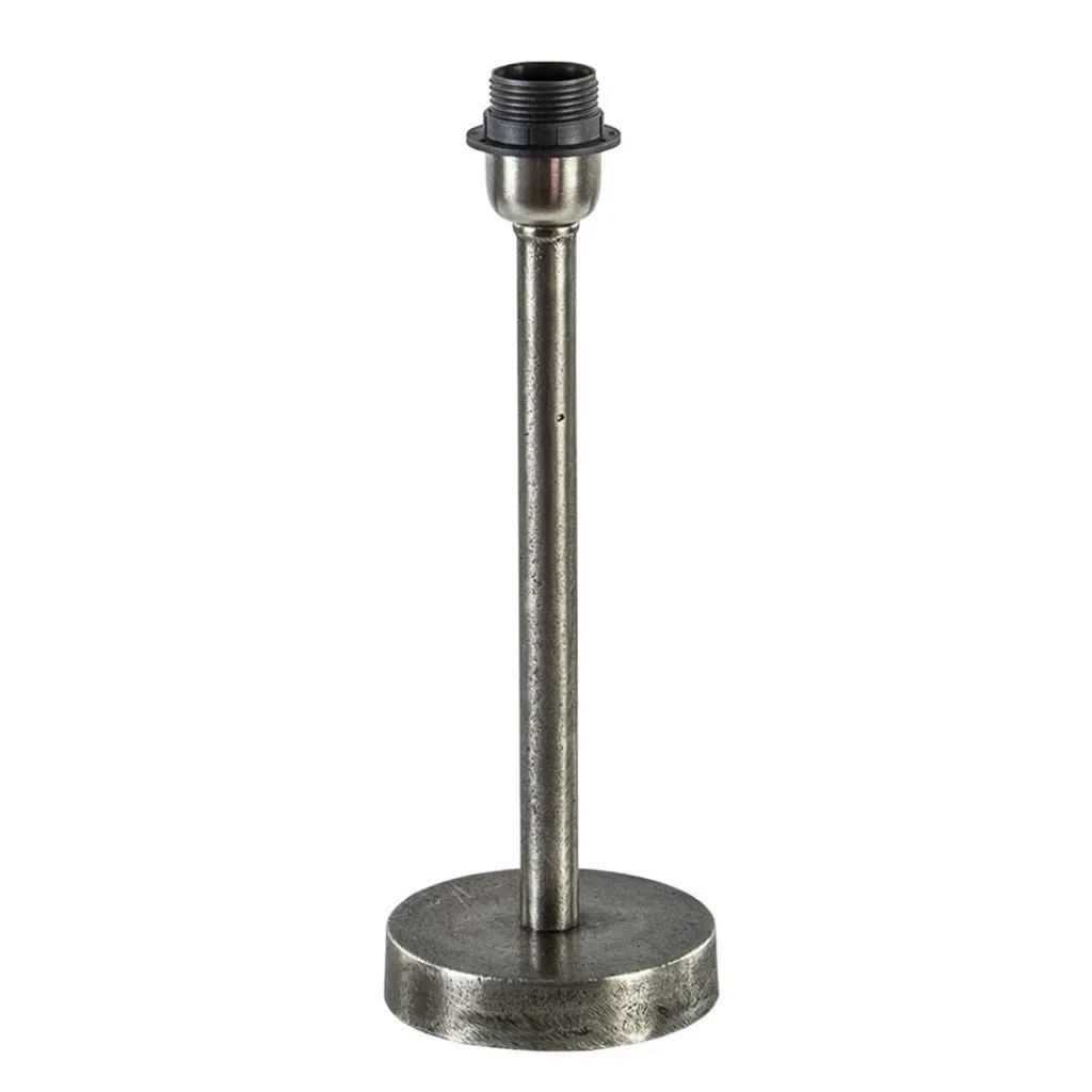 Straluma Tafellamp Undai ruw nikkel excl. kap> Tafellampen|Lampenvoeten