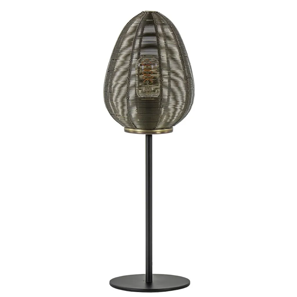 Straluma Tafellamp Yaelle brons/zwart> Draadlampen|Light and Living