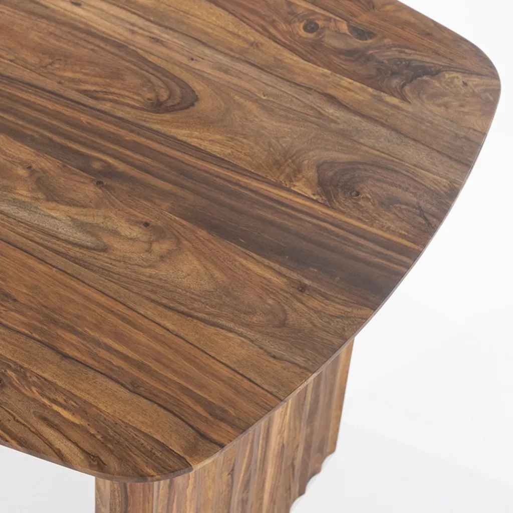 Straluma Trendy eetkamertafel Sheesham hout 240x100> Eettafels