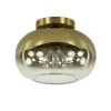 Straluma Trendy plafondlamp goud met goud gradiënt glas> Plafondlampen|Retro Verlichting