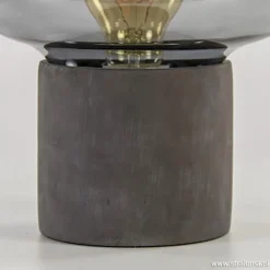 Straluma Trendy tafellamp met smokey glas></noscript> Woonkamerlampen|Slaapkamerlampen