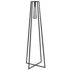 Straluma Trendy vloerlamp zwart frame excl lichtbron> Vloerlampen|Landelijke Verlichting